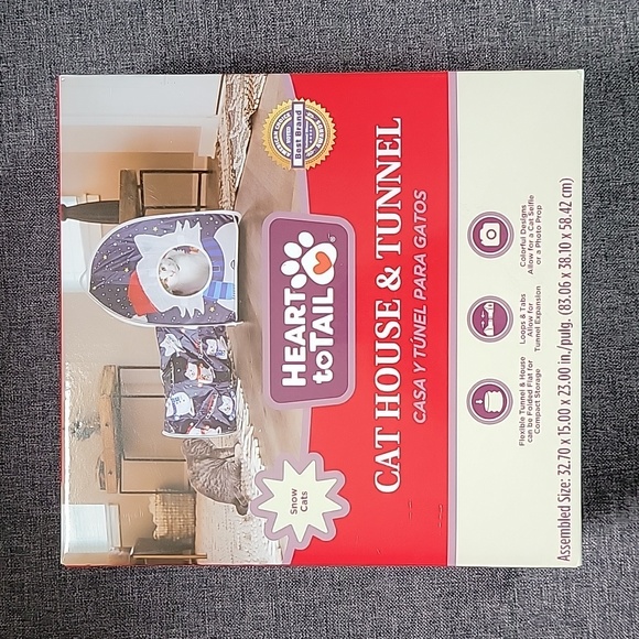 Heart to Tail Other - Cat House and Tunnel